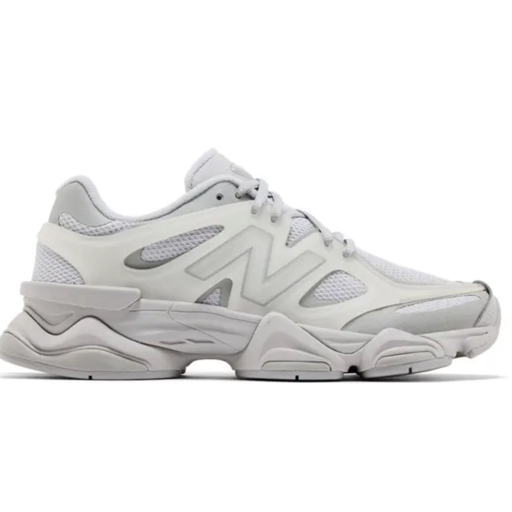 New Balance 9060X Athletic Sneakers in Light Gray ‘concrete’